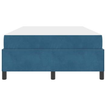 Bettrahmen Dunkelblau 120 x 190 cm Stoff