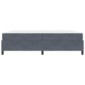 Bettrahmen Dunkelgrau 200 x 200 cm Stoff