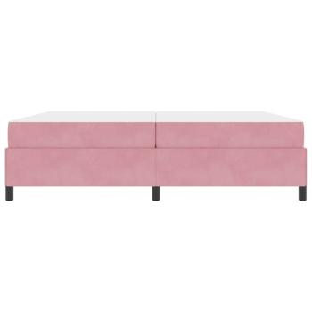 Bettrahmen Rosa 200 x 200 cm Stoff