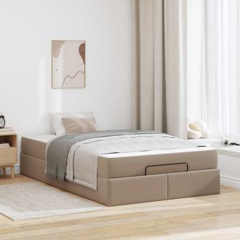 ARDEBO.de - Bettgestell mit Matratze Sonstiges 2 Stk. Hellbraun PVC