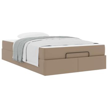 Bettgestell mit Matratze Sonstiges 2 Stk. Hellbraun PVC