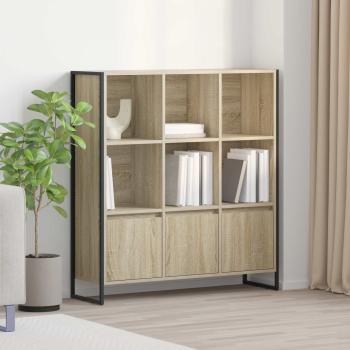 ARDEBO.de - Bücherregal 99,5 x 30 x 108 cm Holzwerkstoff Sonoma
