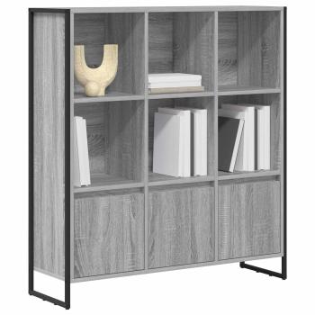 Bücherregal 99,5 x 30 x 108 cm Holzwerkstoff Graues Sonoma