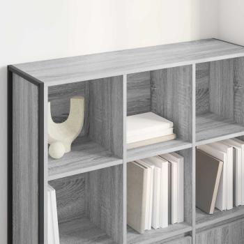 Bücherregal 99,5 x 30 x 108 cm Holzwerkstoff Graues Sonoma