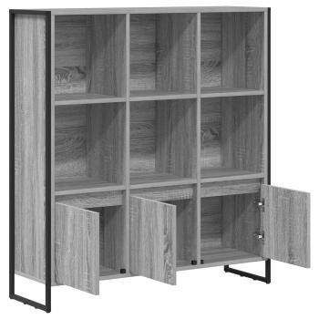 Bücherregal 99,5 x 30 x 108 cm Holzwerkstoff Graues Sonoma
