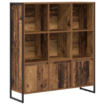Bücherregal 99,5 x 30 x 108 cm Holzwerkstoff Altholz