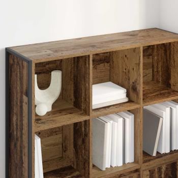 Bücherregal 99,5 x 30 x 108 cm Holzwerkstoff Altholz