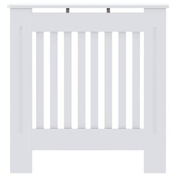 Heizkörperabdeckung 2 Stk. Weiß 78 x 19 x 81,5 cm Holzwerkstoff