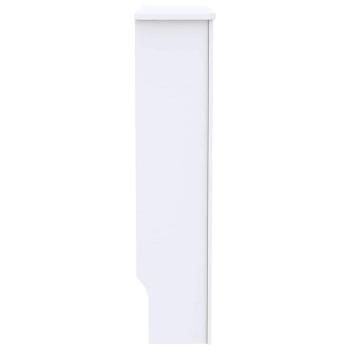 Heizkörperabdeckung 2 Stk. Weiß 78 x 19 x 81,5 cm Holzwerkstoff