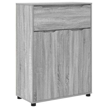 Badezimmermöbel-Set 3 stk. Graues Sonoma 72,5 x 36,5 x 100 cm