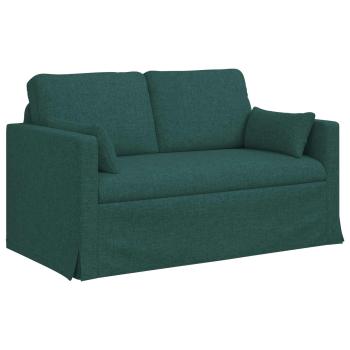 Sofa Set 2 stk. Dunkelgrün Stoff