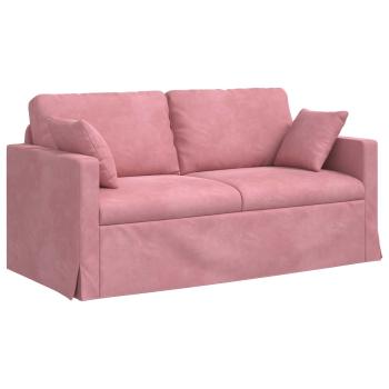 Sofa Set 2 stk. Rosa Samt