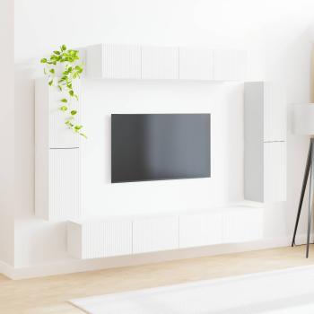 TV-Schränk 8 stk. Weiß