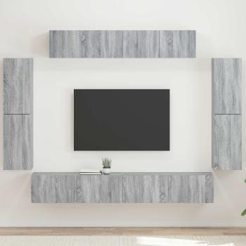 ARDEBO.de - TV-Schränk 8 Stk. Graues Sonoma