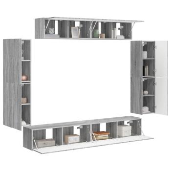 TV-Schränk 8 Stk. Graues Sonoma