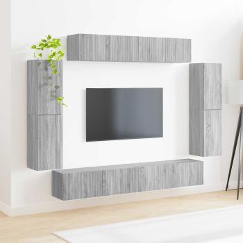 TV-Schränk 8 Stk. Graues Sonoma