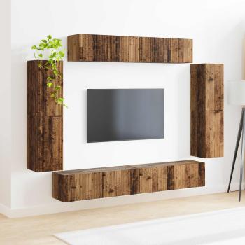 TV-Schränk 8 Stk. Altholz