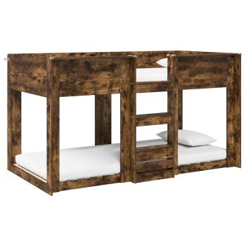 Etagenbett für Kinder Geräucherte Eiche 80 x 200 cm