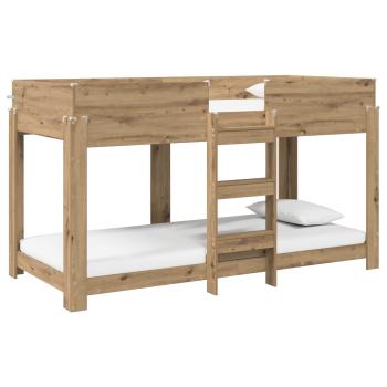 Etagenbett für Kinder Artisan-Eiche 80 x 200 cm Holzwerkstoff