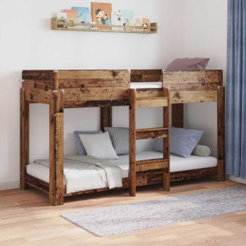 ARDEBO.de - Etagenbett für Kinder Altholz 75 x 190 cm Holzwerkstoff