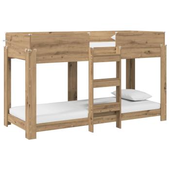 Etagenbett für Kinder Artisan-Eiche 75 x 190 cm Holzwerkstoff