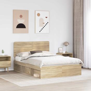 Bettrahmen Sonoma 140 x 200 cm Massives Kiefernholz