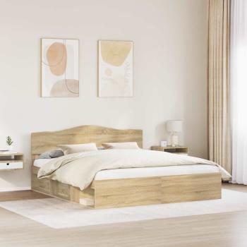 Bettrahmen Sonoma 200 x 200 cm Massives Kiefernholz