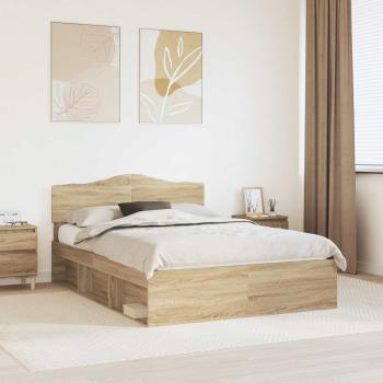 ARDEBO.de - Bettrahmen Sonoma 160 x 200 cm Massives Kiefernholz