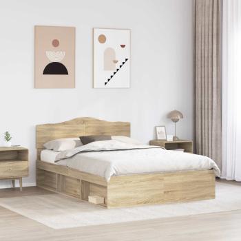 Bettrahmen Sonoma 140 x 190 cm Massives Kiefernholz