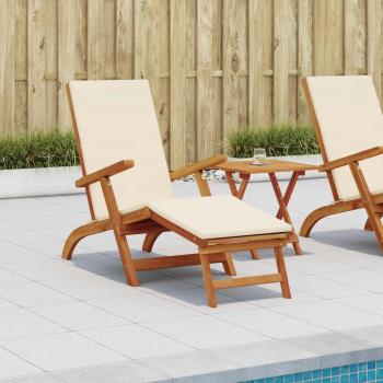 ARDEBO.de - Liegestuhl zum Verstellen und Klappen 2 stk. Massivholz Akazie