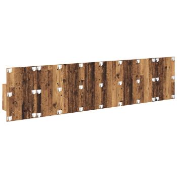 Kopfteil mit Schrank 3 Stk. Altholz Holzwerkstoff