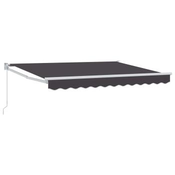 Ausziehbare Markise Anthrazit 3 x 2 m