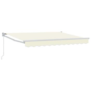 Ausziehbare Markise Creme 3,5 x 2 m