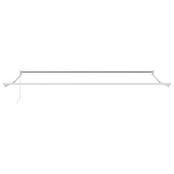 Ausziehbare Markise Braun 4 x 2 m 100% Polyester und Aluminium