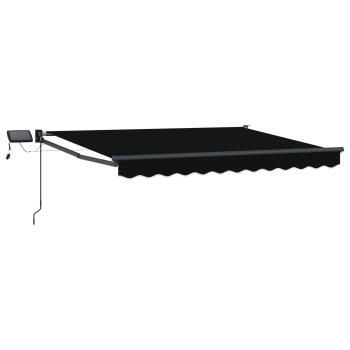 Manuelle Gelenkarmmarkise mit LEDs 3,5 x 2,5 m