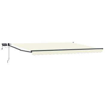 Manuelle Gelenkarmmarkise mit LEDs 4,5 × 3 m