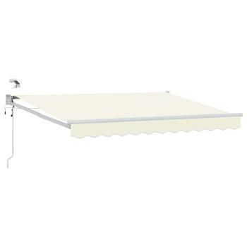 Elektrische ausziehbare Markise Creme 3,5 x 2,5 m