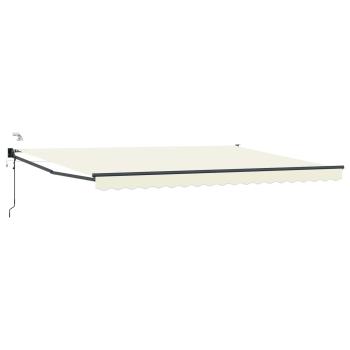 Elektrische ausziehbare Markise Creme 4 x 3 m