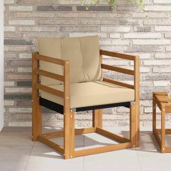 ARDEBO.de - Outdoor-Sofa Massivholz Akazie Natur