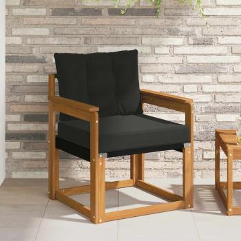 ARDEBO.de - 2 Stück Outdoor-Sofa Massivholz Akazie Natur