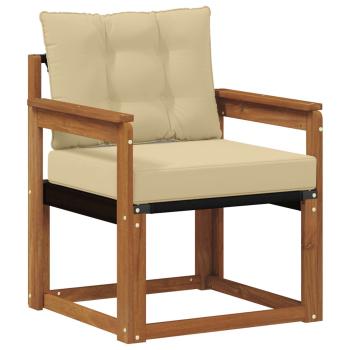Outdoor-Sofa Massivholz Akazie Natur