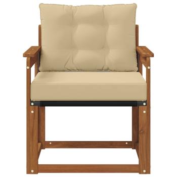 Outdoor-Sofa Massivholz Akazie Natur