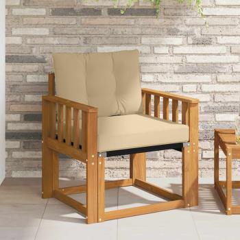 ARDEBO.de - Outdoor-Sofa Massivholz Akazie Natur