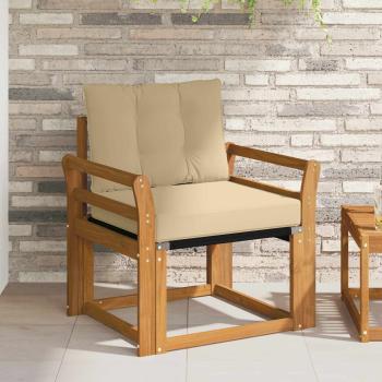 ARDEBO.de - Outdoor-Sofa Massivholz Akazie Natur