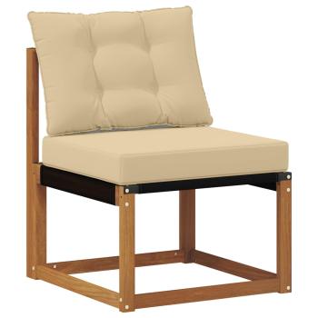 Outdoor-Sofa Massivholz Akazie Natur
