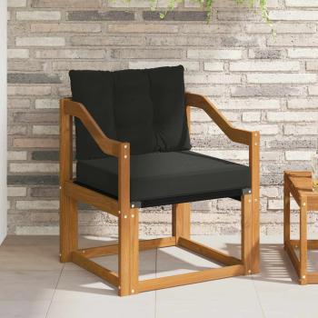 ARDEBO.de - 2 Stück Outdoor-Sofa Massivholz Akazie Natur