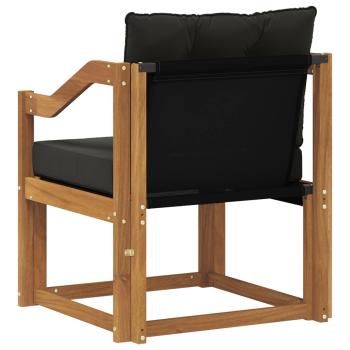 2 Stück Outdoor-Sofa Massivholz Akazie Natur