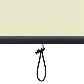 Rollo Creme 180 x 250 cm Stoff und Aluminium