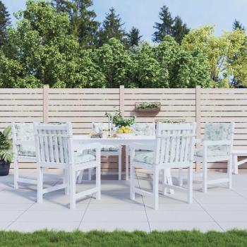 ARDEBO.de - Outdoor-Kissen 6 stk. Stoff Feines Blattmuster 100 x 50 x 7 cm