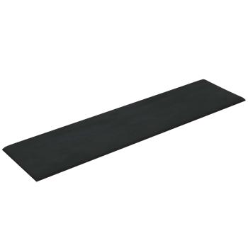 Wandkopfteilen 12 Stk. Schwarz Samt